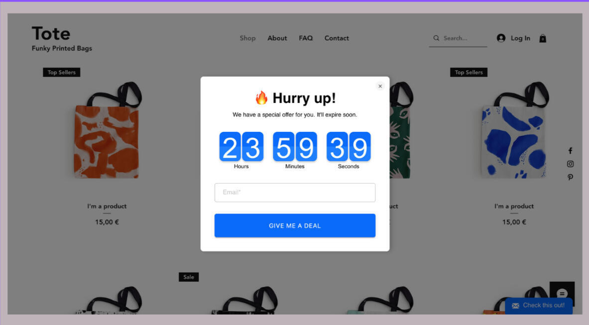 Countdown Popup for Webflow Countdown Popup for Webflow